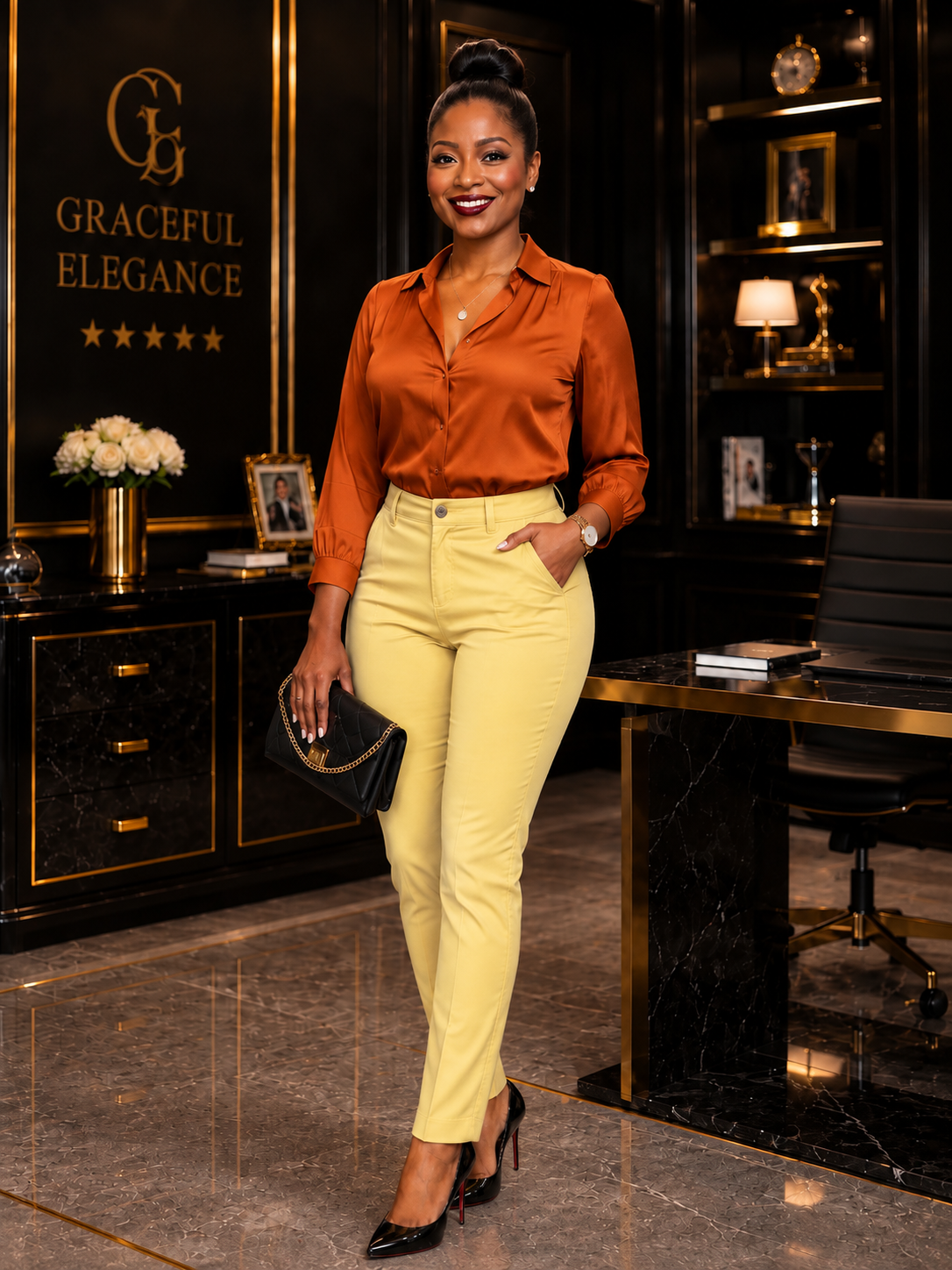 Women’s High Waist Skinny Slim Fit Colored Trousers | Stretch Twill Cotton | Office & Casual Wear | Size 26”–36”| MH