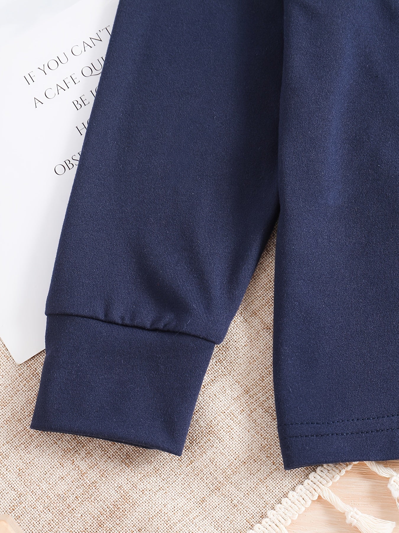 2pcs Plaid Pattern Pajamas For Kids, Pocket Front Long Sleeve Top & Pants Set,