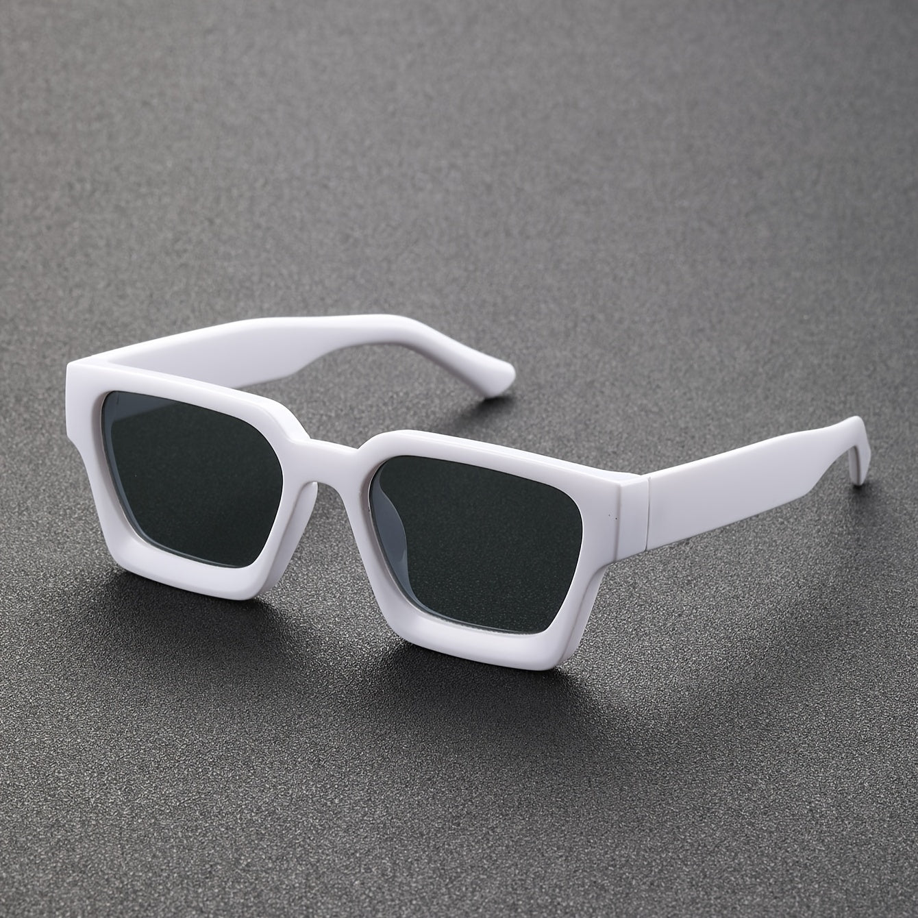 Versatile Y2K Thick Square Frame Fashion Glasses, For Men Women