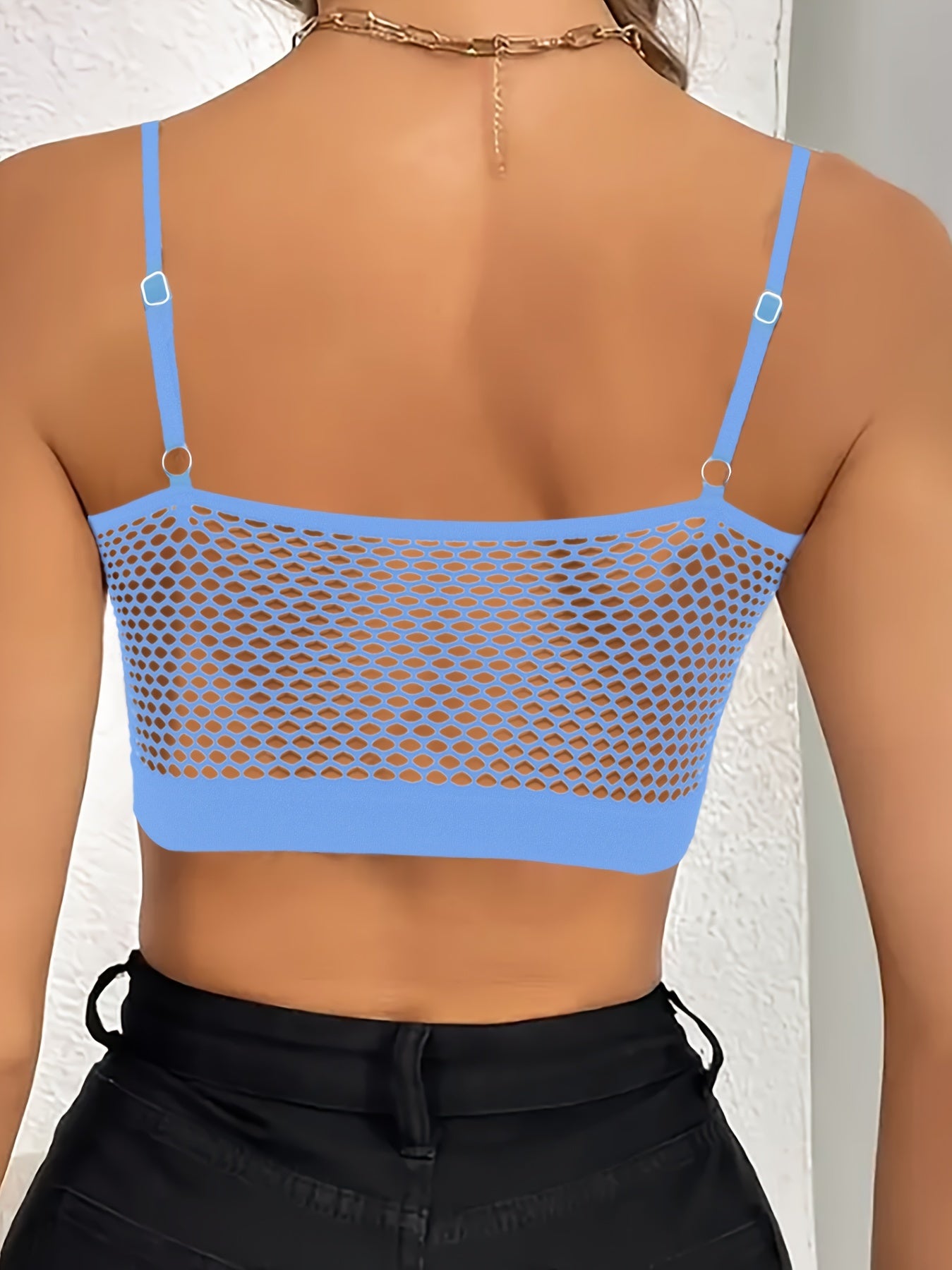 5-Pack Sexy Cutout Bras, High Support Knit Fabric,