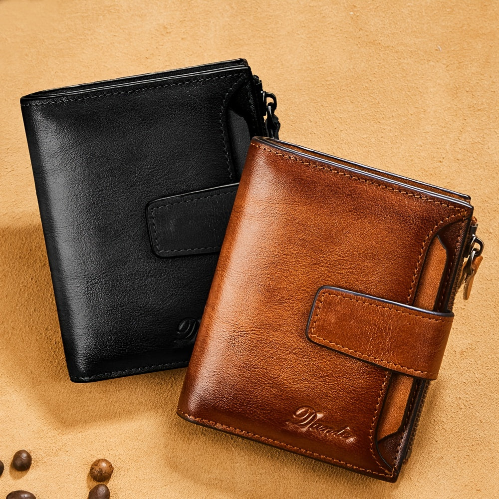 Vintage Men's Top Layer Cowhide Wallet.