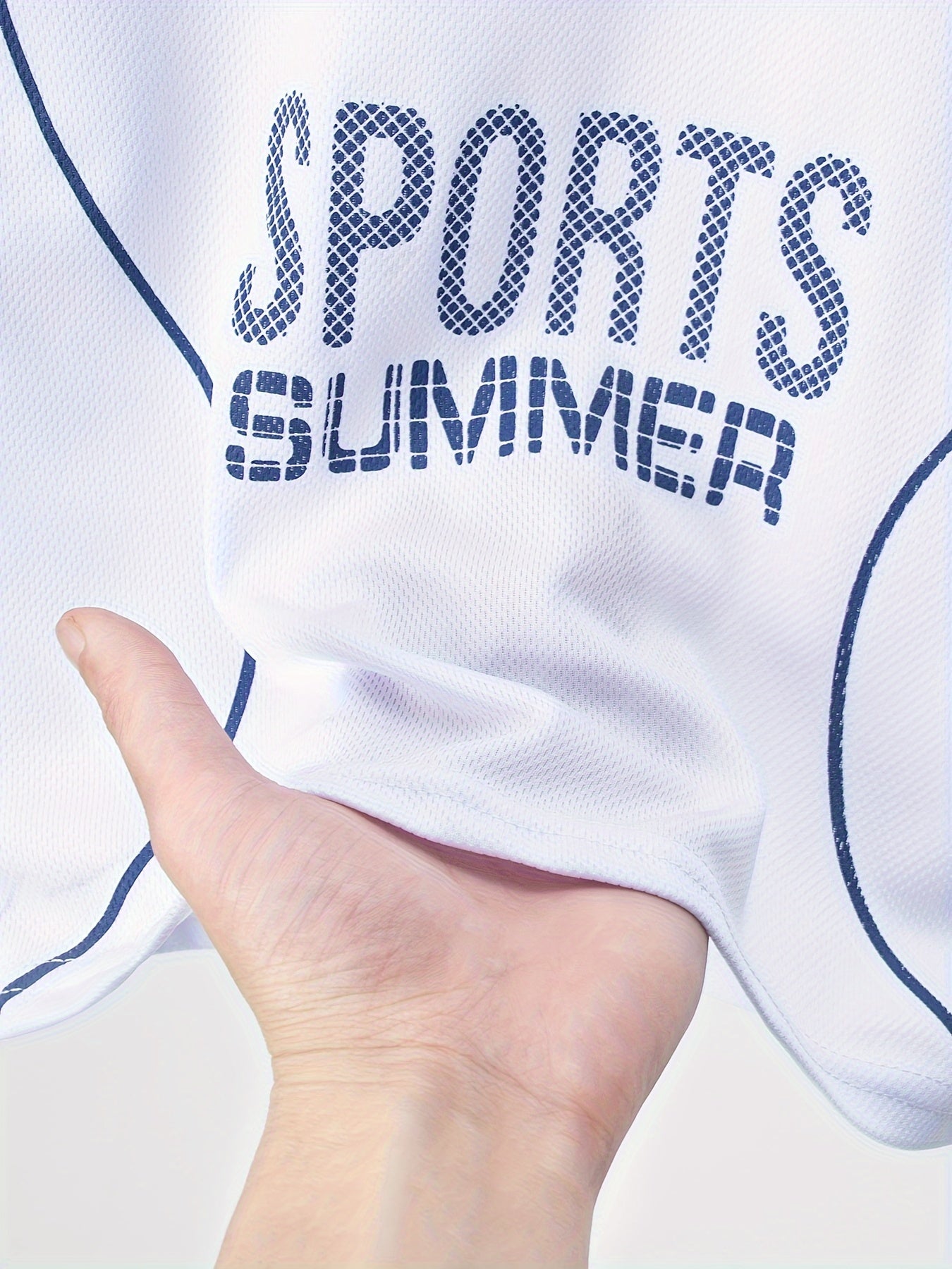 2 Pcs Boys Cute Pajama Sets, Cute Sports Letter Elements Pattern Short T-Shirts.