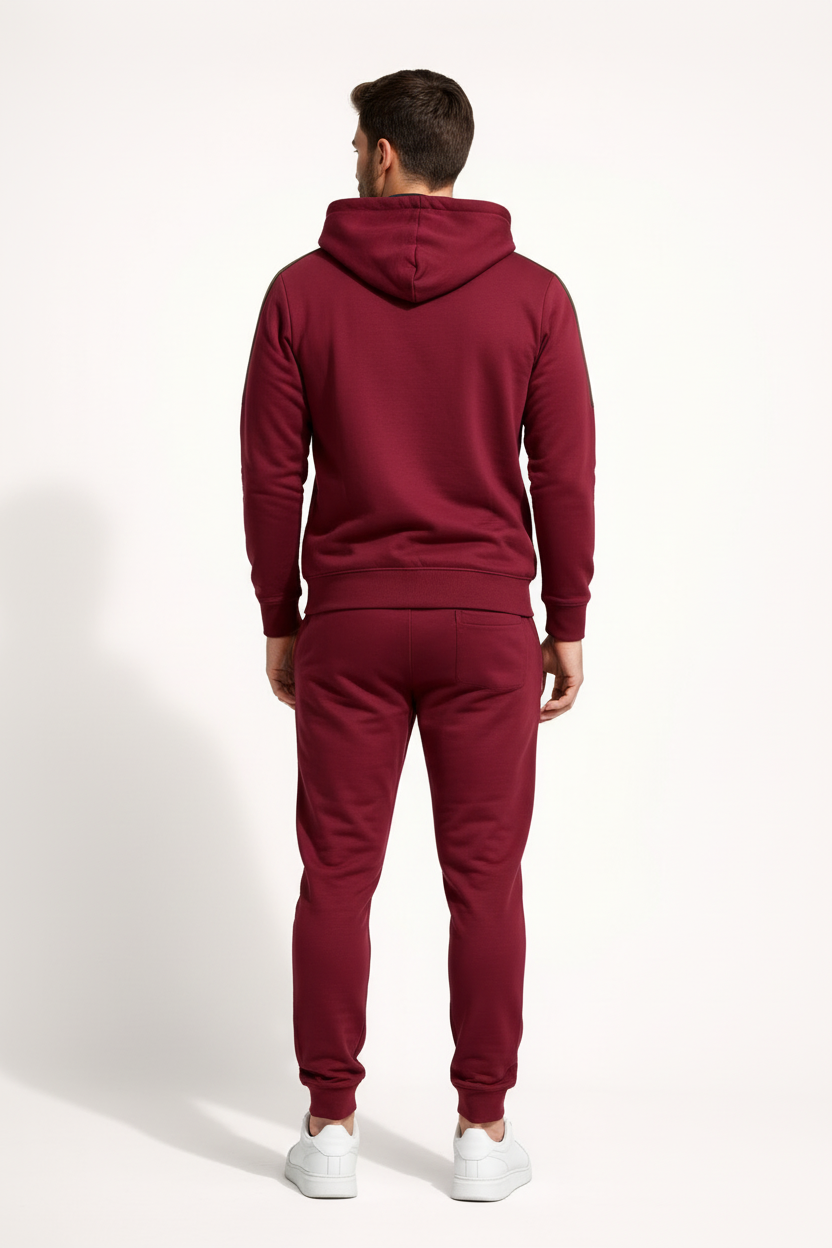 Men’s Hooded Tracksuit & Jogger Set – Premium Denim Blue Athleisure Co-Ord | MH