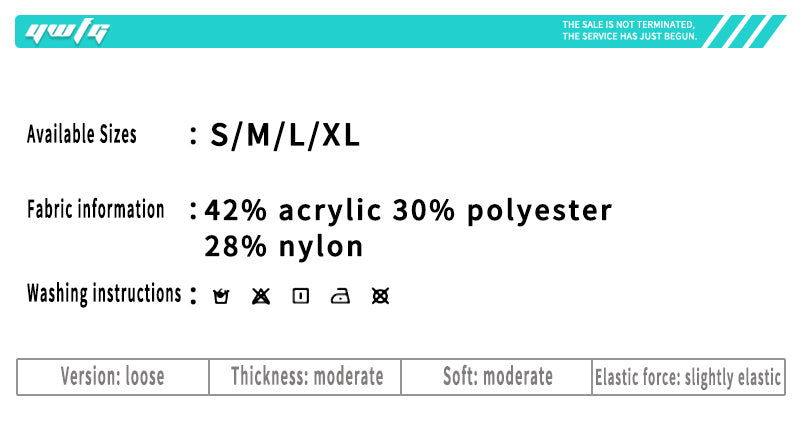 YWFG Cute Knitted Cute Rabbit & Wealth Chenille Embroidery Sweater,