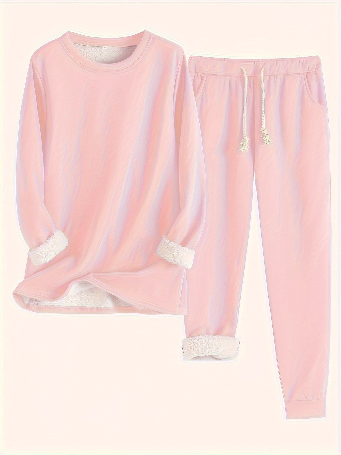 Cozy Fleece-Lined Women's Clothing Set