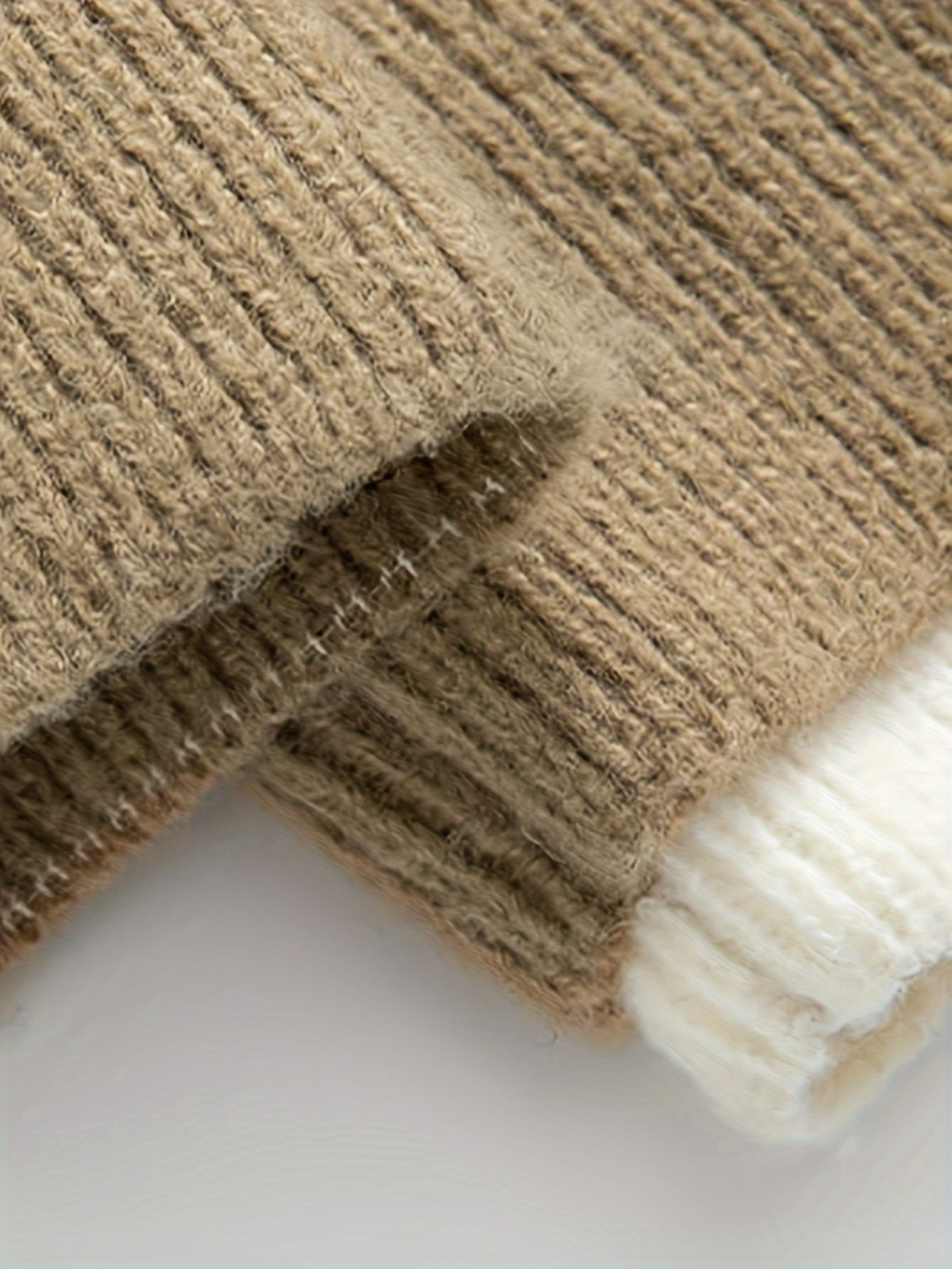 Two Knitted Sweater, Men's Casual Warm Mid Stretch Crew .