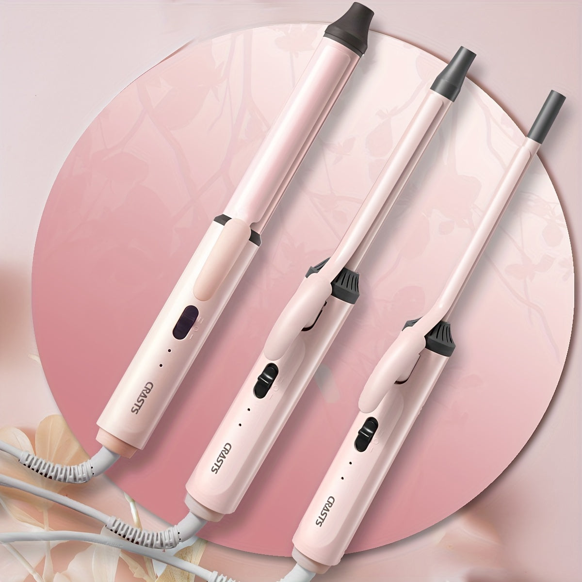 9/16/25mm Hair Curling Iron Ultra-fine Curling Wand Hair Curler Waver DIY Hair Styling Tools Holiday Gift For Women