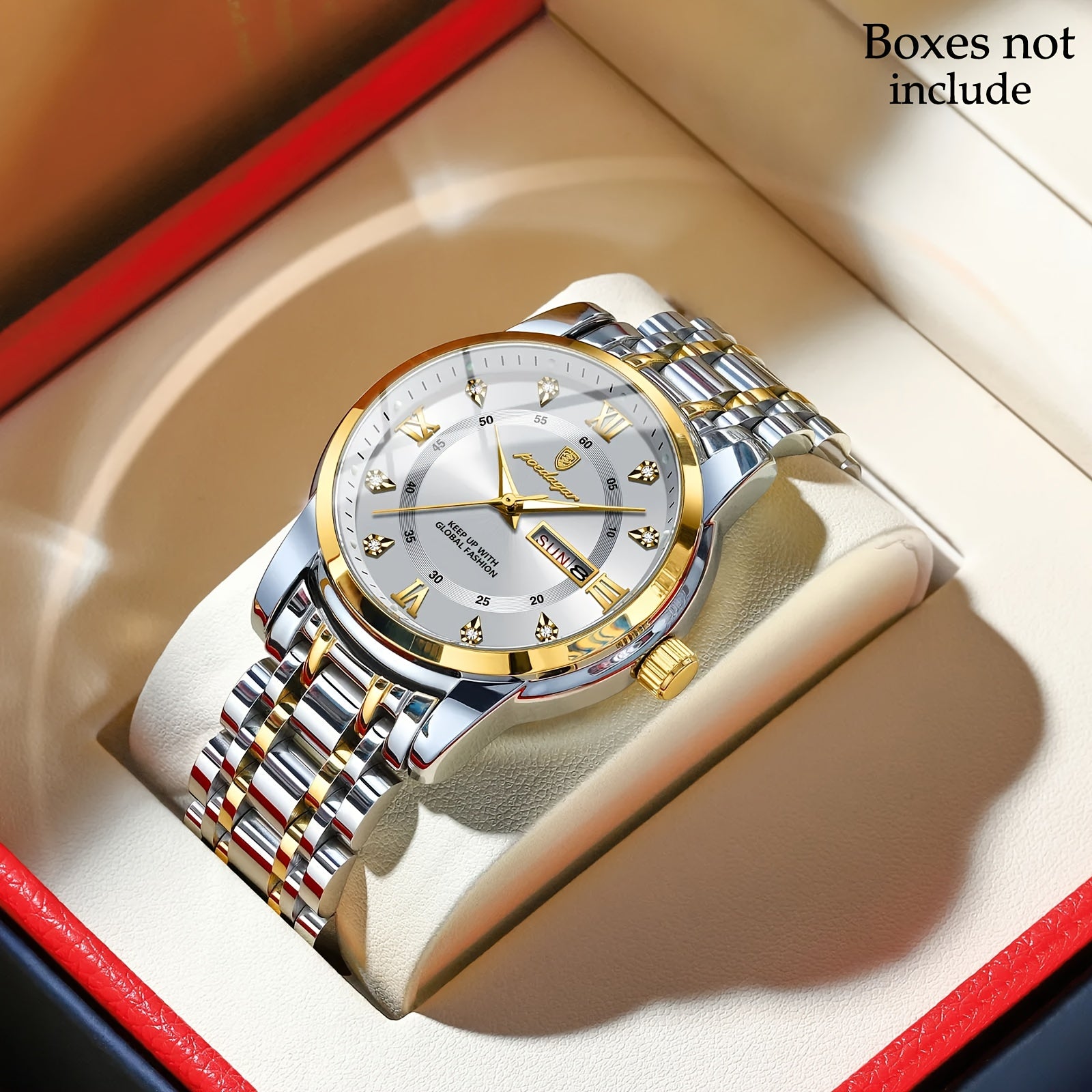 POEDAGAR Men'S Luxury Sport Watch - IPX8, Luminous Quartz Movement,