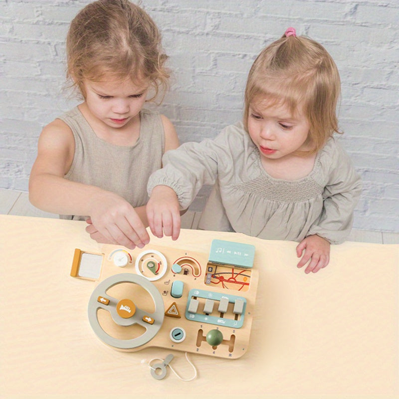 Toy Steering Wheel: Promote Early Enlightenment & Happy Growth With Busy Boards & Vehicle Sign Recognition, As Halloween, Christmas Gift