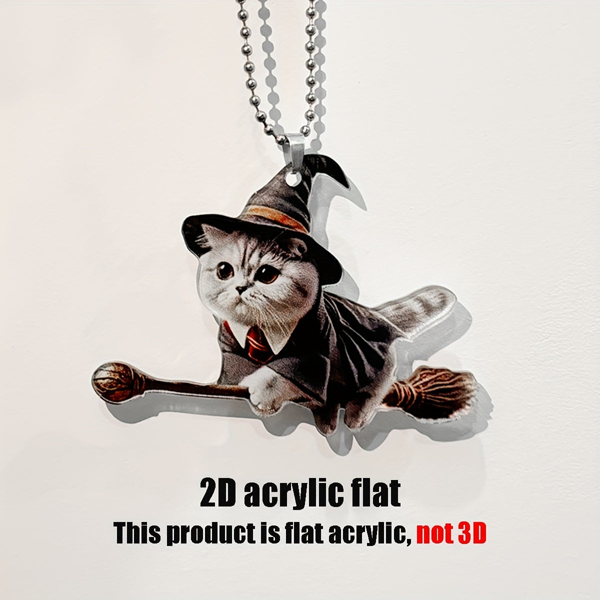 Acrylic Magic Cat Hanging Ornament For Vehicle Decoration