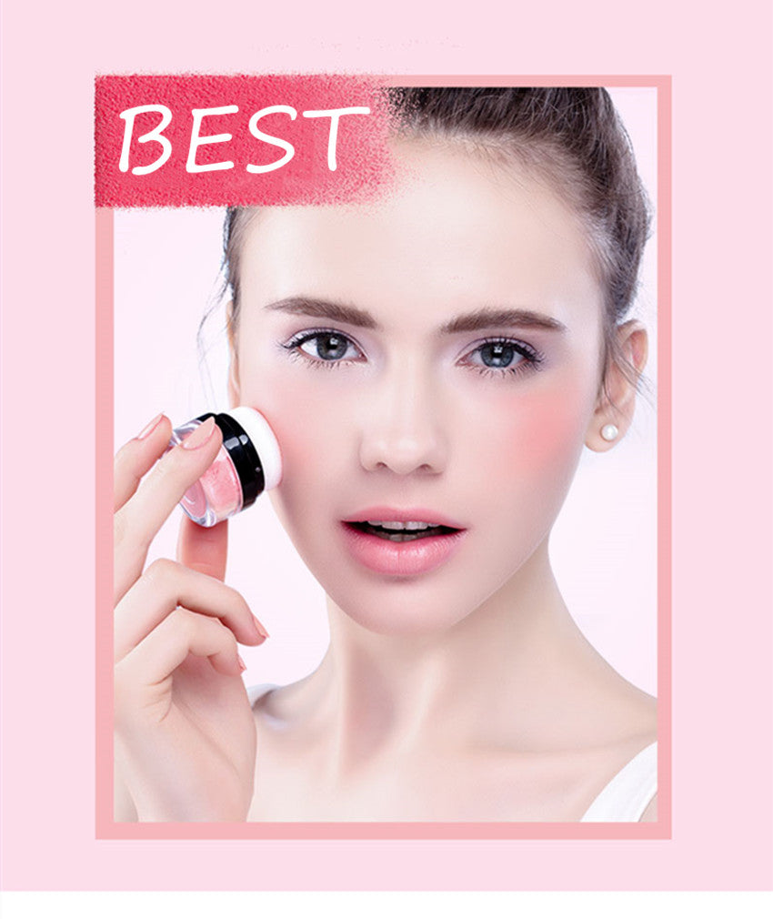 ILISYA Soft Face Blusher Powder Cheek Rouge Nourishing Nude Makeup .