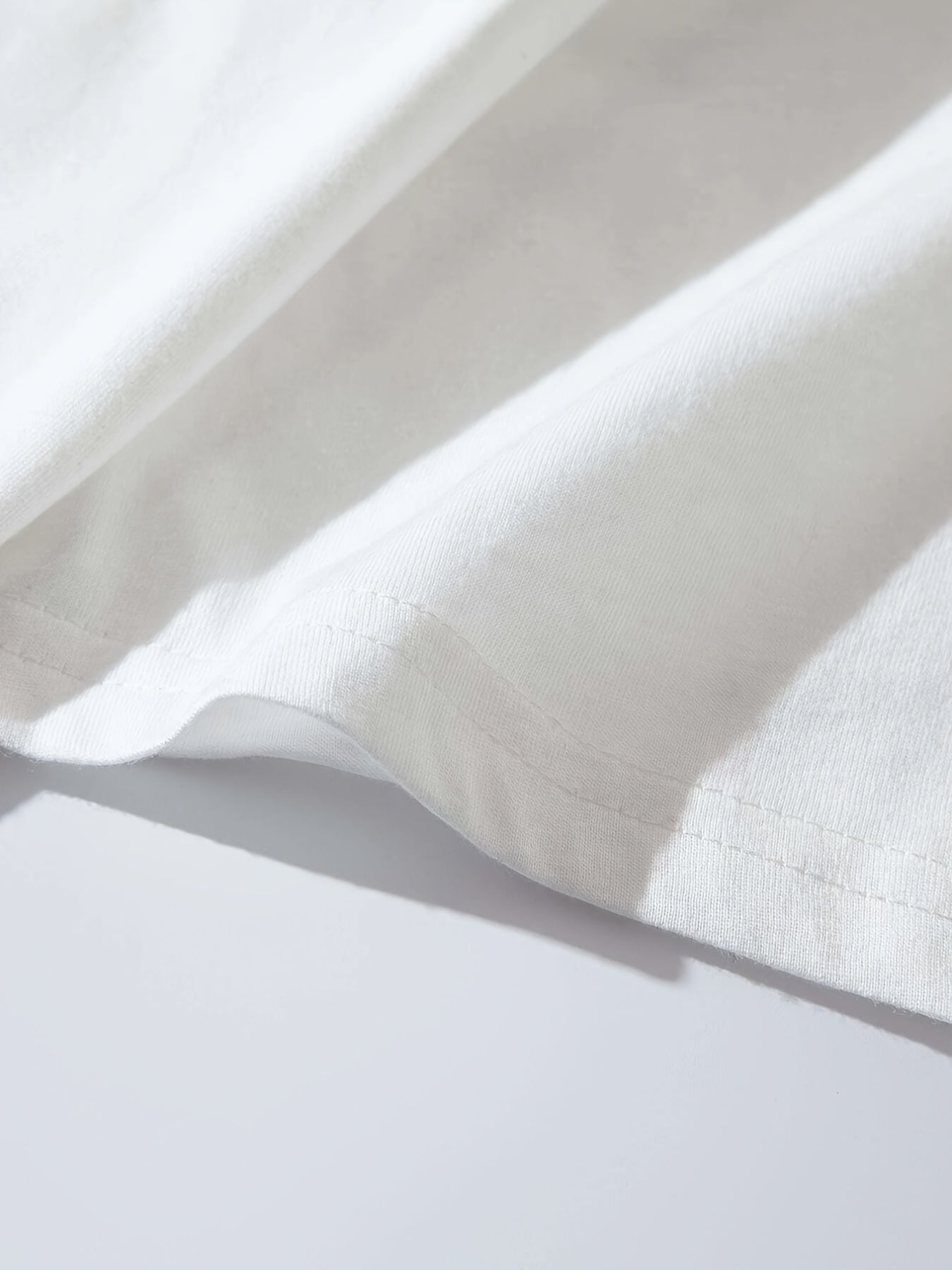 Men's Casual Crew Neck Short Sleeve T-shirt With Smile Print