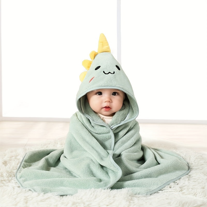 Baby Bathrobe, Baby Bath Towel, Absorbent Microfiber Cartoon Bath Towel, Christmas/Halloween/Thanksgiving Day Gift
