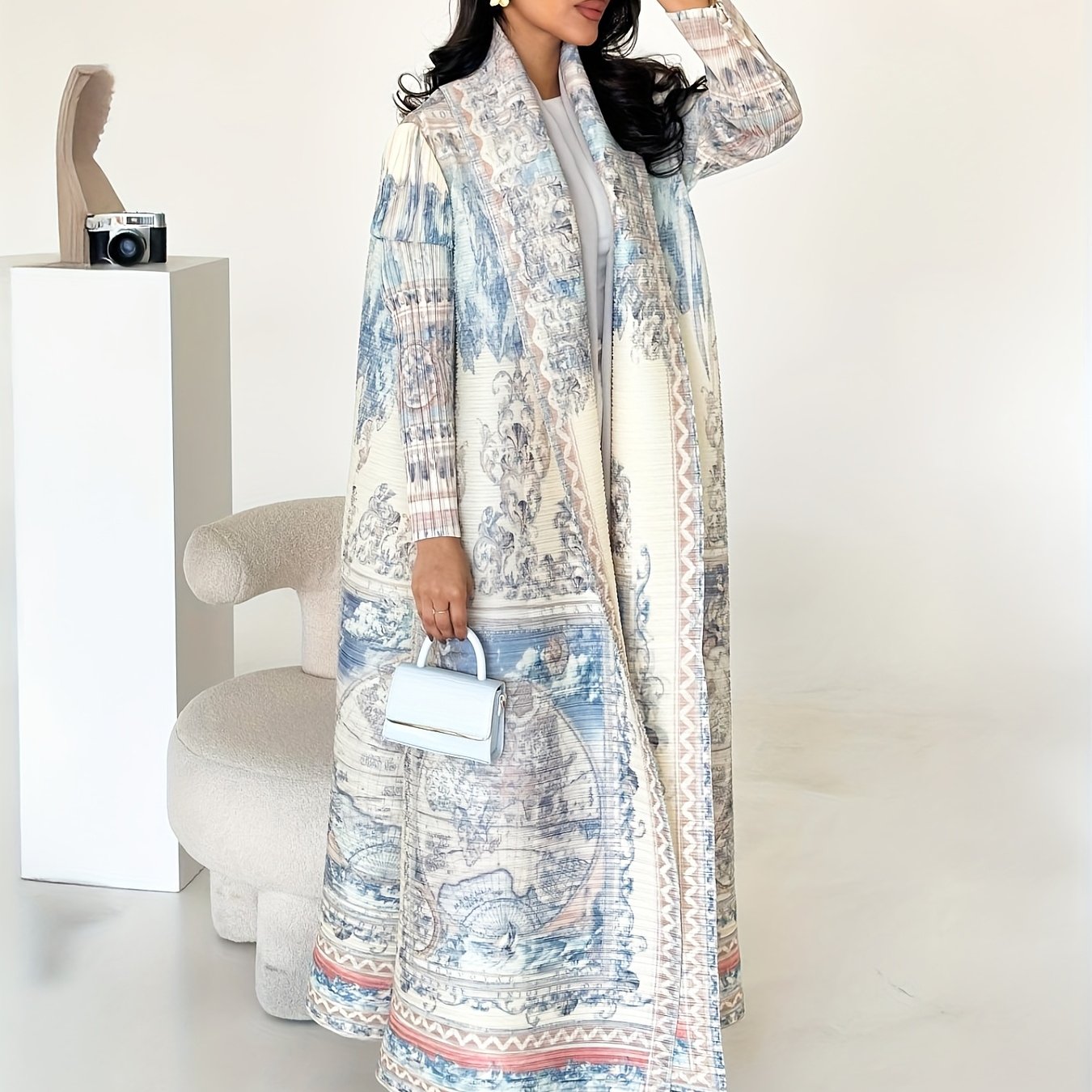 Women'S Elegant Long Sleeve Abaya - /MH