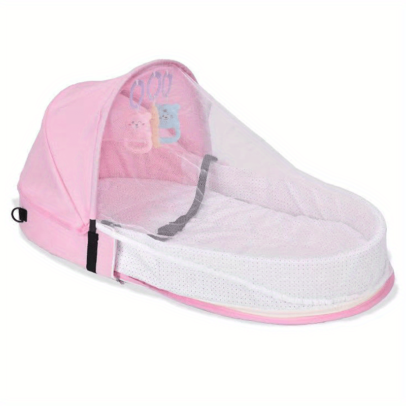Baby Portable Crib Lounge Chair, Baby Travel Cot, Indoor And Outdoor Foldable Carry Cot, For 0-18 Months Baby, Christmas, Halloween, Thanksgiving Day Gift Easter Gift