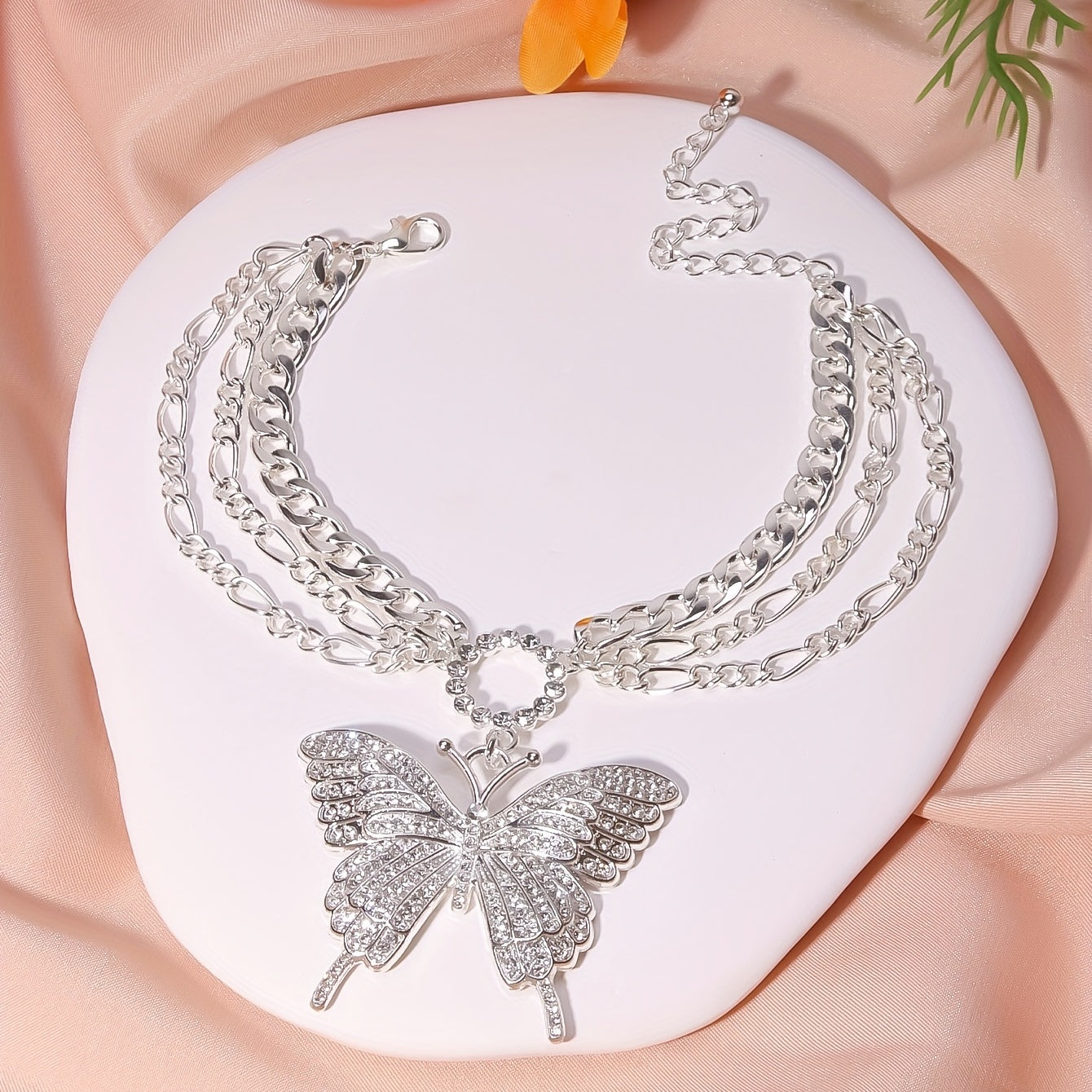 A Multi-layered Full Butterfly Anklet Gift