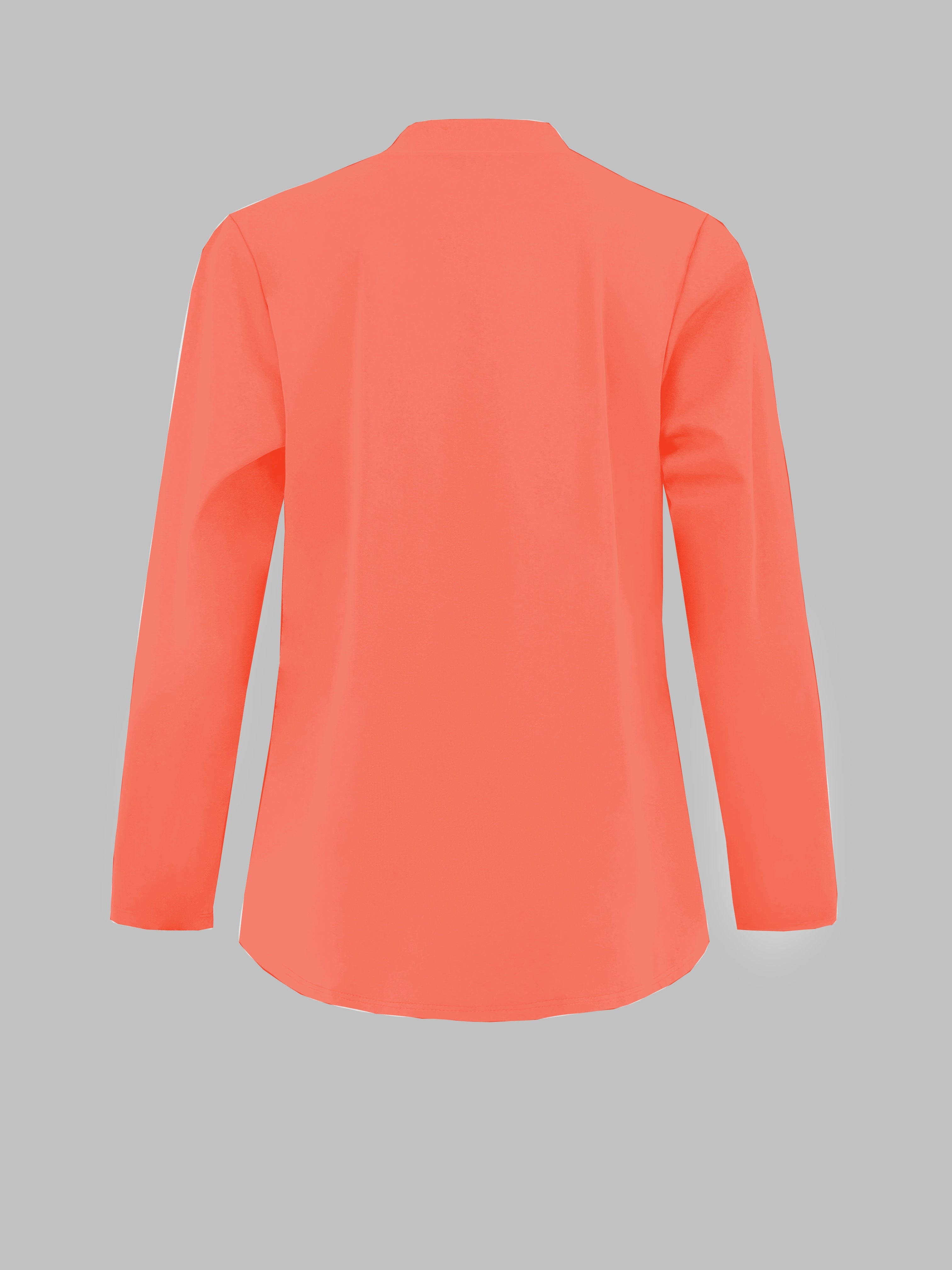 Solid Open Front Blazer, Casual Long Sleeve Blazer For Office,