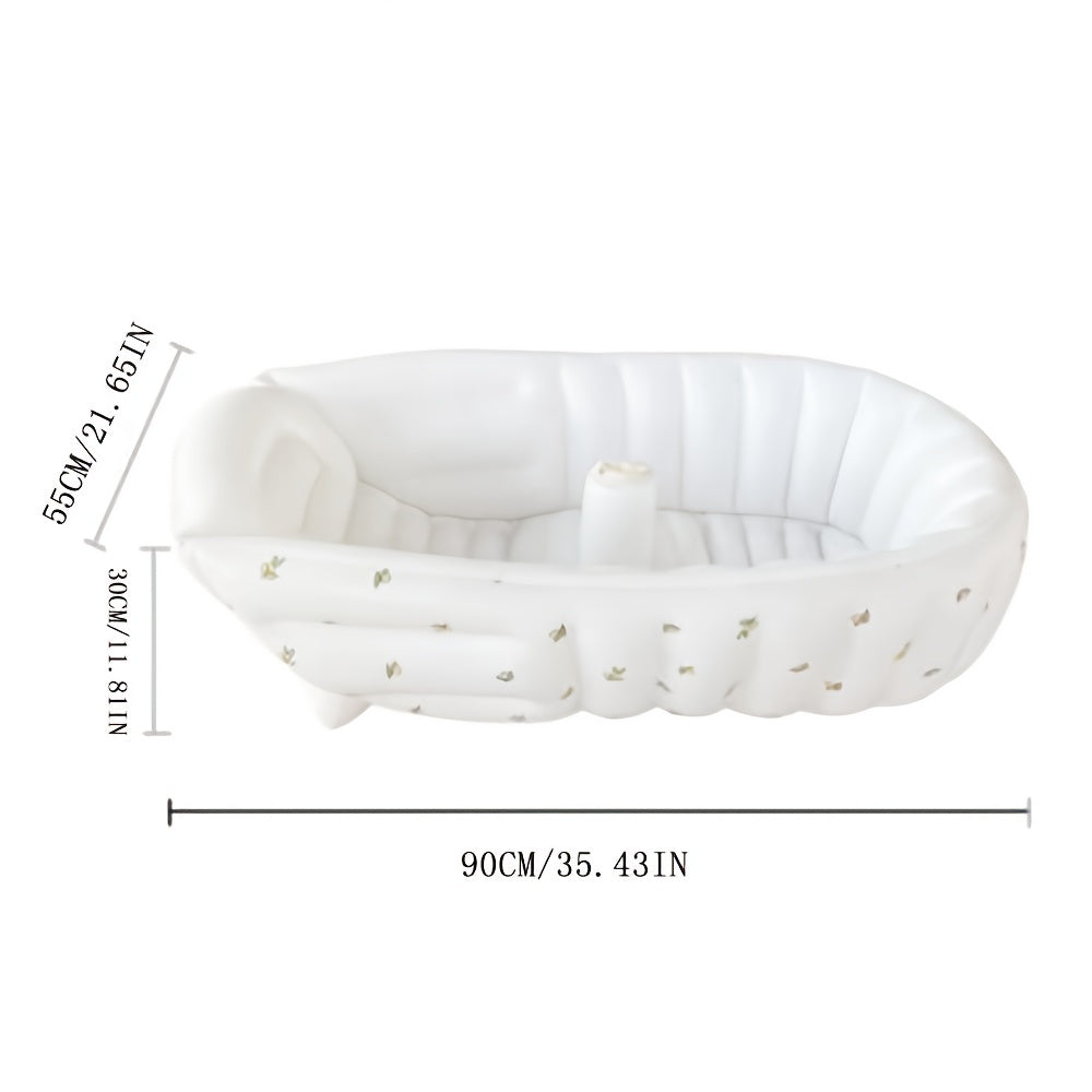 Newborn Baby Inflatable Bathtub, Baby Bathtub Inflatable Tub, Outdoor Portable Tub Game Pool, Halloween, Thanksgiving And Christmas Gift