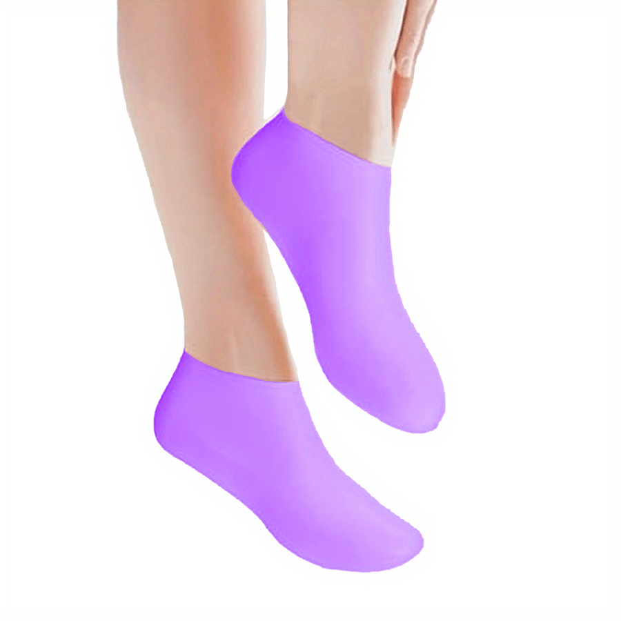 1Pair Silicone Socks for Dry Cracked Feet, Women's./MH