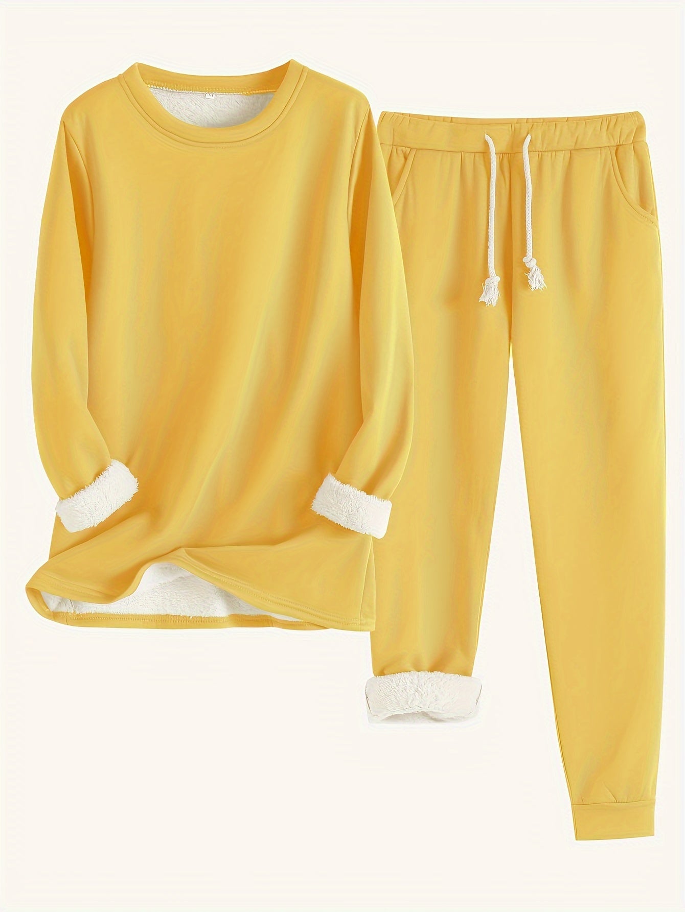 Cozy Fleece-Lined Women's Clothing Set