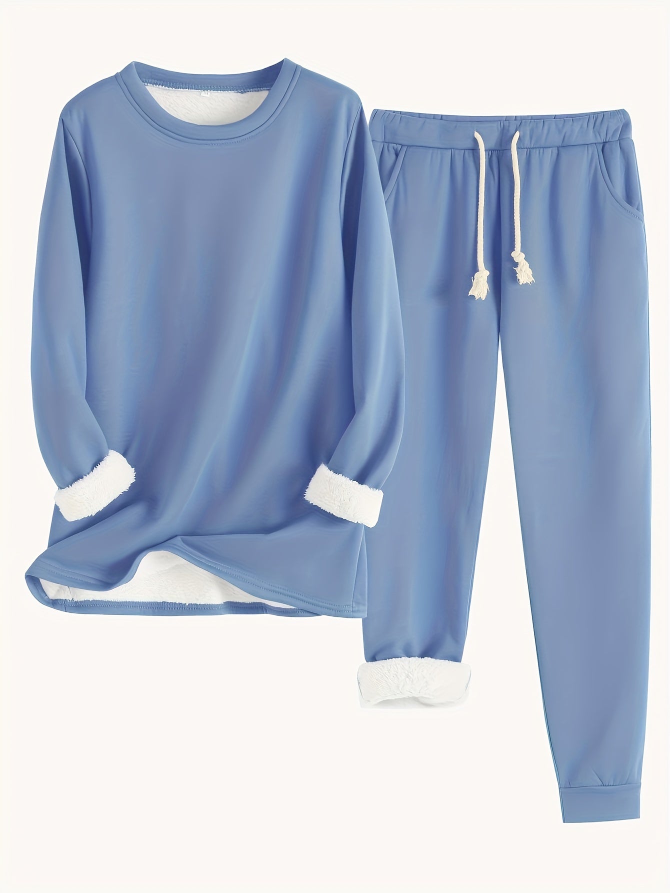 Cozy Fleece-Lined Women's Clothing Set
