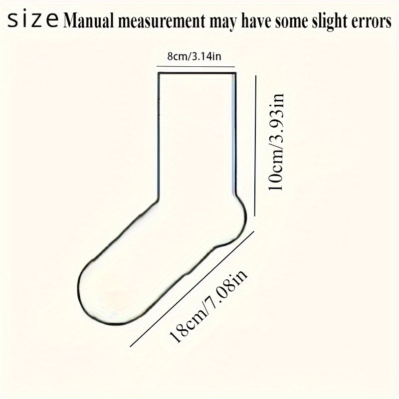 5 Pairs of Stylish Breathable Crew Socks for Men,/MH