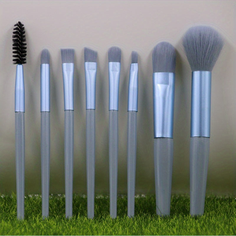 Makeup Brushes/Bags, 8pcs Portable Soft Makeup Brushes Set for Eyeshadow Foundation Powder Concealer Lip Blush Makeup (Multicolor with Bag) - Gift Set Mother'S Day Gift
