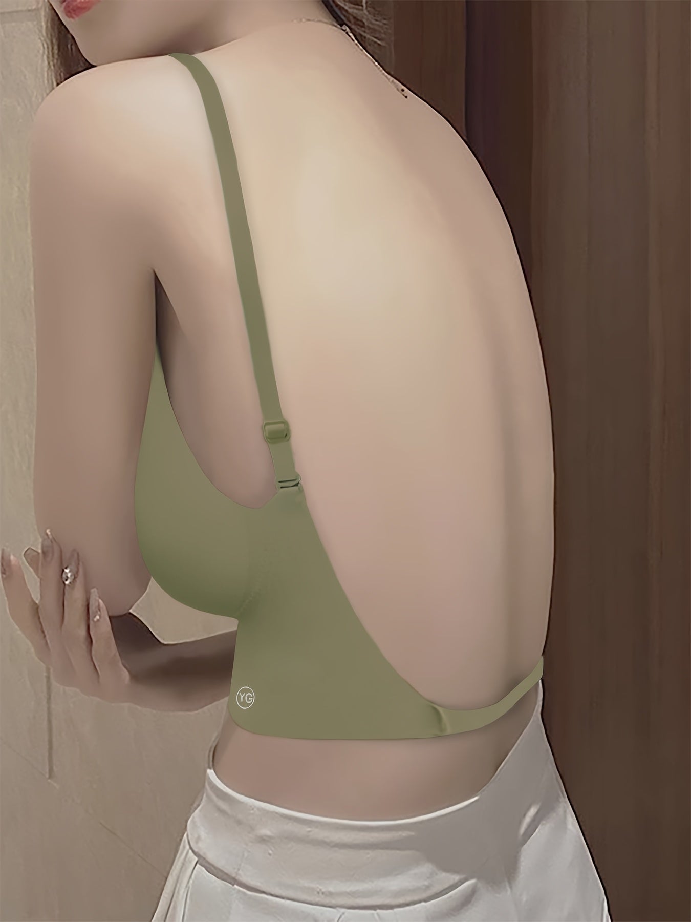 Women'S Sexy Seamless Push Up Bra, Polyamide 78% Spandex 22%, /MH