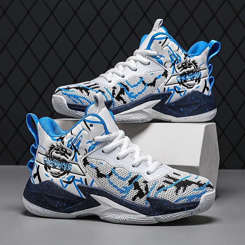 Cool Stylish Woven Basketball Shoes For Boys Kids Teenagers,