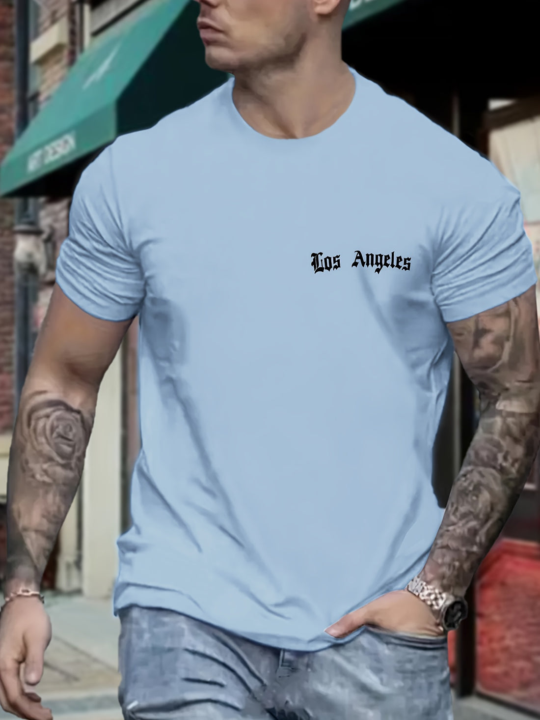 Men's Fashion Plus Size T-Shirts - Casual Streetwear Crew Neck.