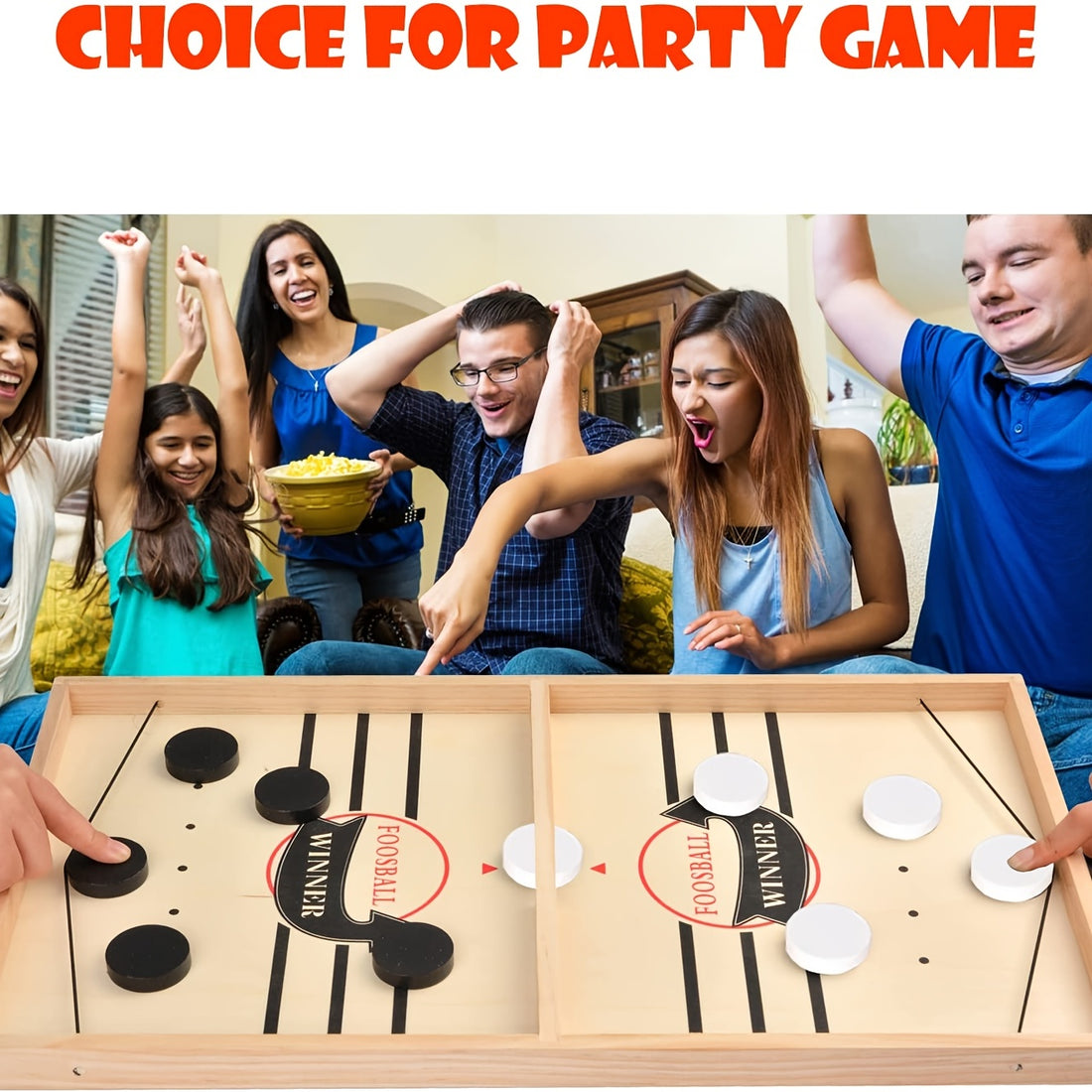 Slingshot Board Games For Adult, Super Winner Sling Puck Foosball Board Game Slingshot Table Hockey Party Game Bouncing Chess Hockey Game Christmas, Halloween, Thanksgiving Gift, gaming Gift