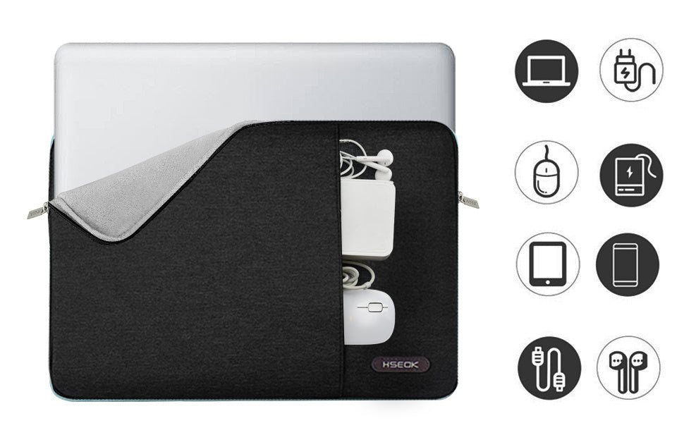 1pc Premium Laptop Briefcase - 13.0-15.6 Inch Water-Resistant,