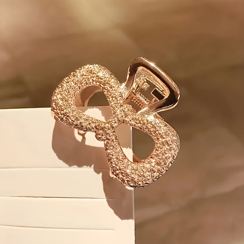 5pcs Elegant Hollow Out Hair Claw Clips Retro Non Slip Hair Grab Clips For Women And Daily Use Wear