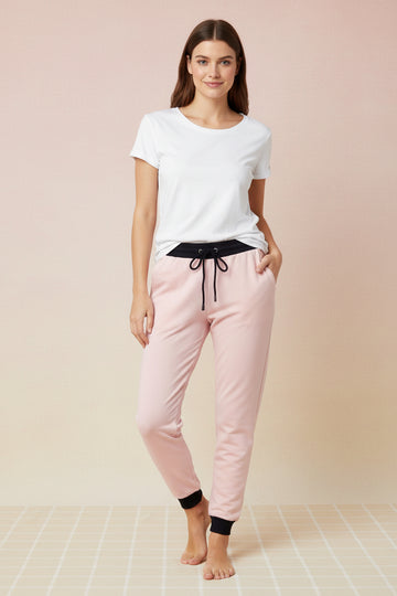 Women’s Essential Slim-Fit Joggers with Contrast Drawstring | Sizes S-XL | MH