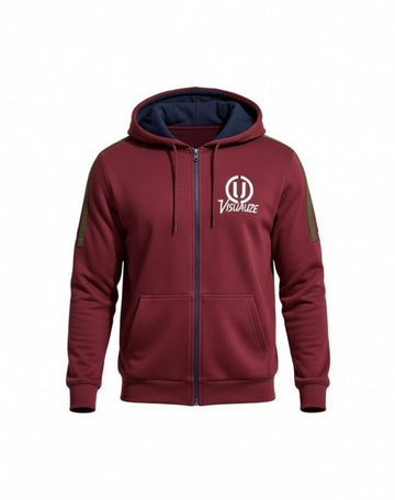 Men’s Zipper Hoodie Top – MH Premium Athleisure Essential