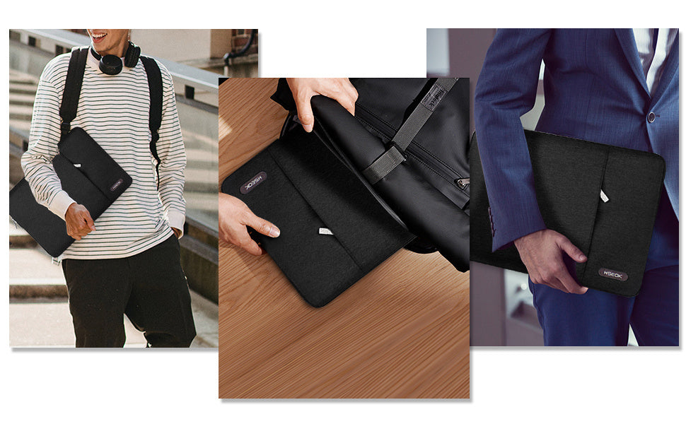 1pc Premium Laptop Briefcase - 13.0-15.6 Inch Water-Resistant,