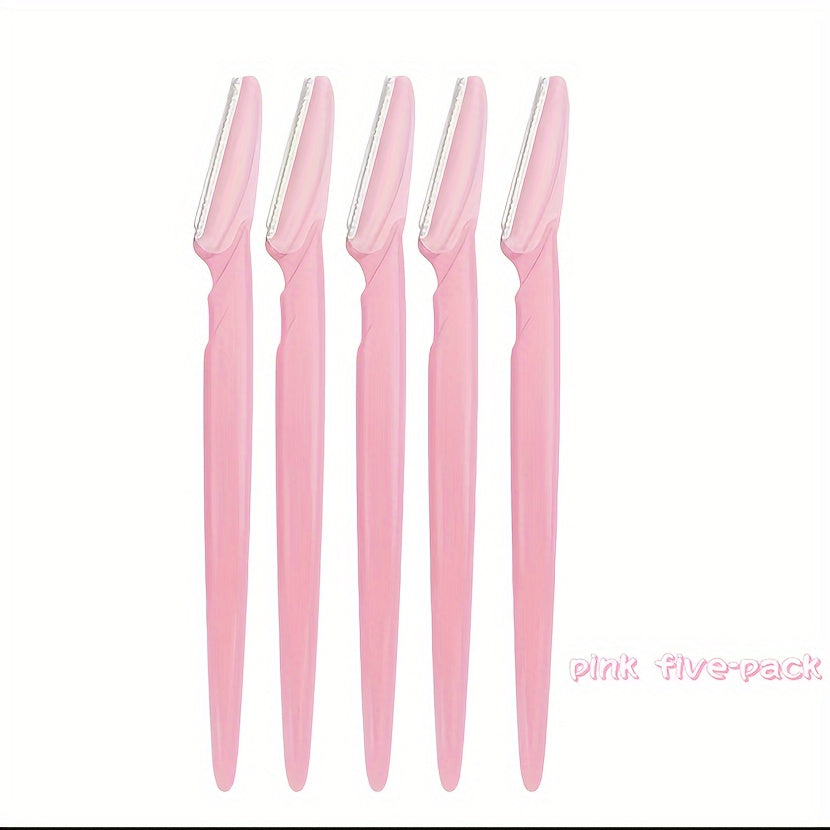 3/5/6/12/24pcs Eyebrow Razor Shaper Shavers, Facial Hair Remover Hair Trimmer Shaving Grooming Kit For Women And Men Face Hair Removers