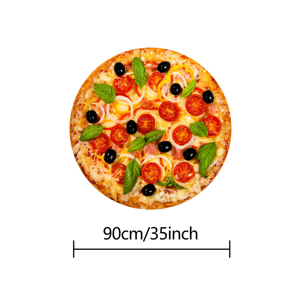 1pc Tortilla Blanket Pepperoni Pizza Blanket Realistic Donut Blanket Food Throw Blanket, Personalized Gift Blanket, Soft And Comfortable Facecloth Round Blanket Cookies Blanket Novelty Realistic Cookies Throw Blanket