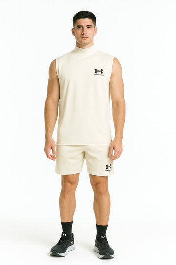 Men's Oversized Muscle Tee & Shorts Set | Breathable Gym Coord - 8 Colors | Sizes M-XXL |MH