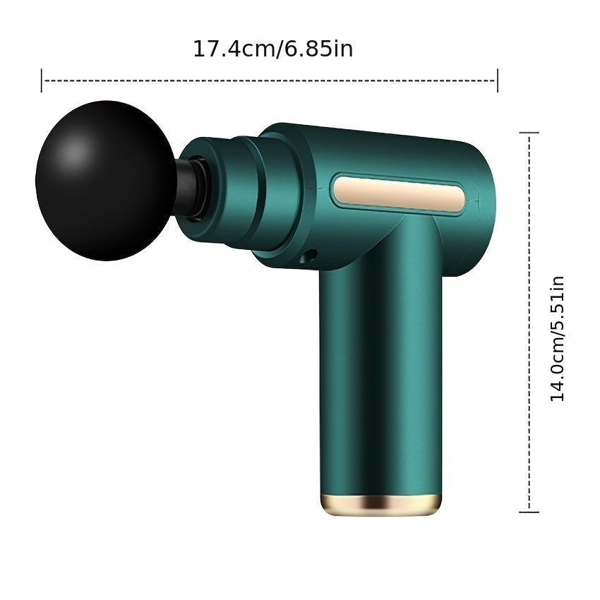 ProRelax Deep Tissue Muscle Massager Gun - Soothing Body, Back and Neck Relaxation with Compact Elegant Design, Perfect Holiday Gift for Athletes and Fitness Enthusiasts