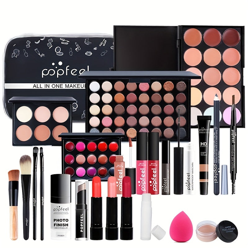 All-in-One Makeup Set For Women, 24pcs Full Makeup Kit, Makeup Gift Set .