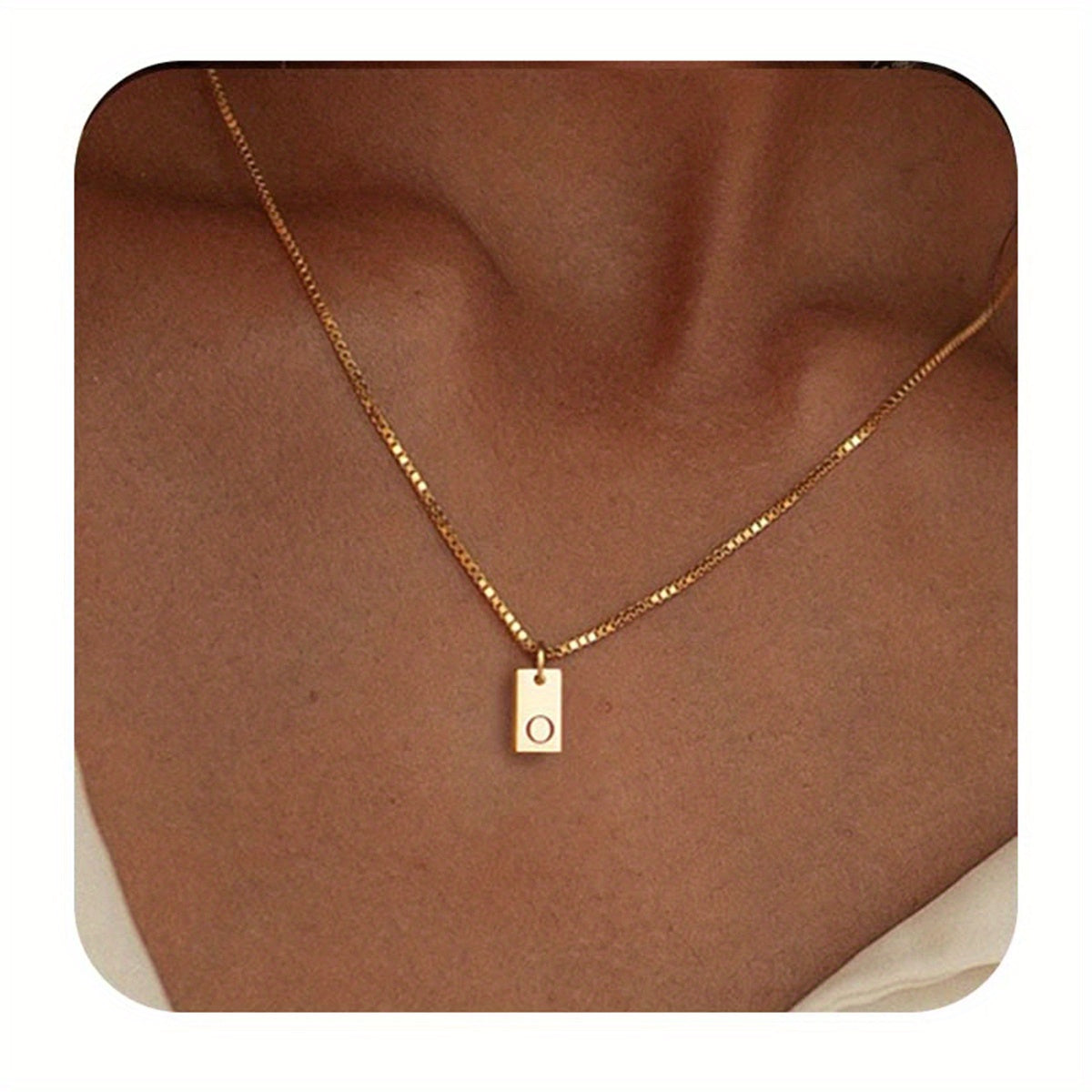 English Initial Letters Necklace 14K Gold Plated Necklace