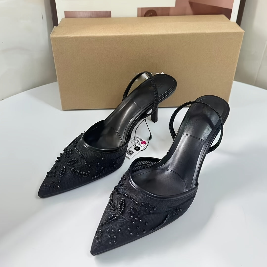 ZA2025 Women's Elegant Summer Mule Sandals - /MH