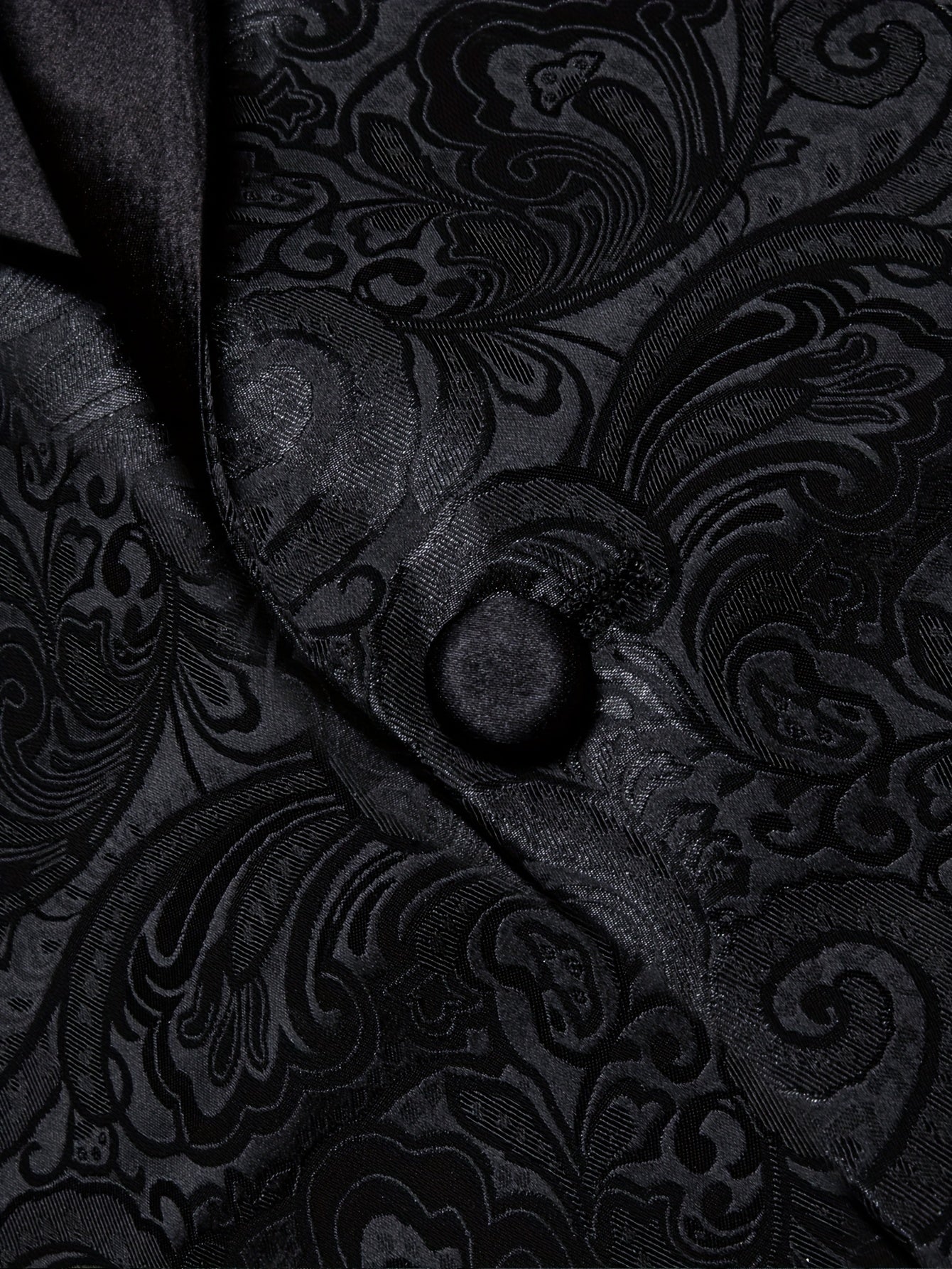 Men's Retro Paisley Pattern Blazer, Chic Elegant One Button.