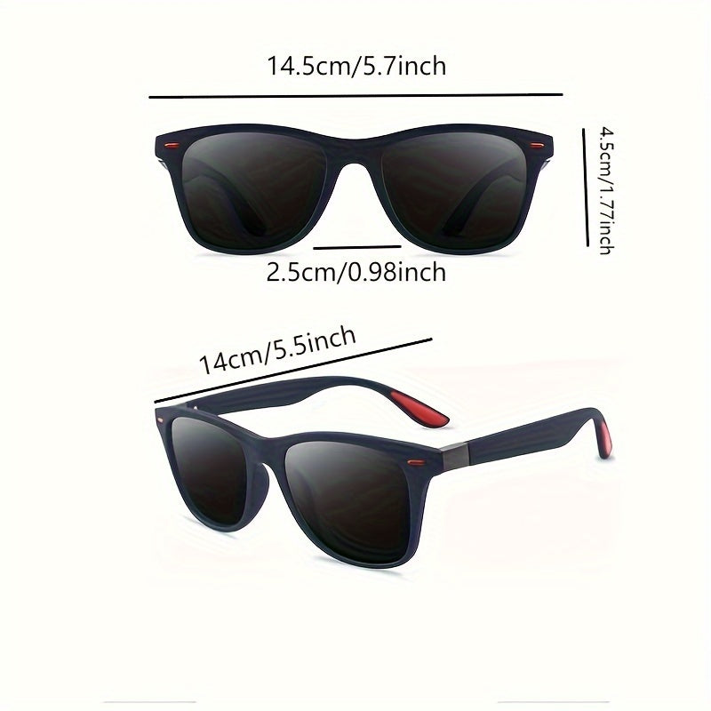 Trendy Classic Sports Polarized Glasses, For Men Women