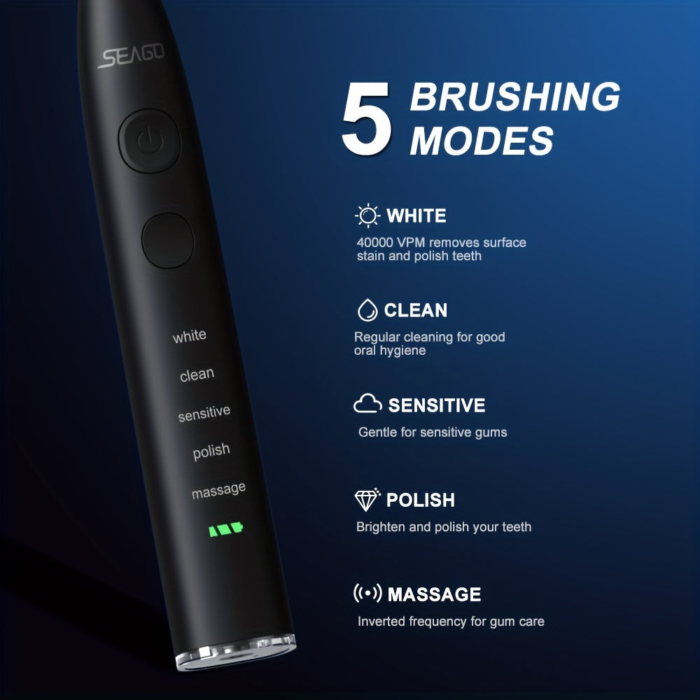 Sonic Electric Toothbrush, Charging Model Sonic Fully Automatic For Men's Special Waterproof Long Battery Life, For Men father's day gift Father's Day Gift