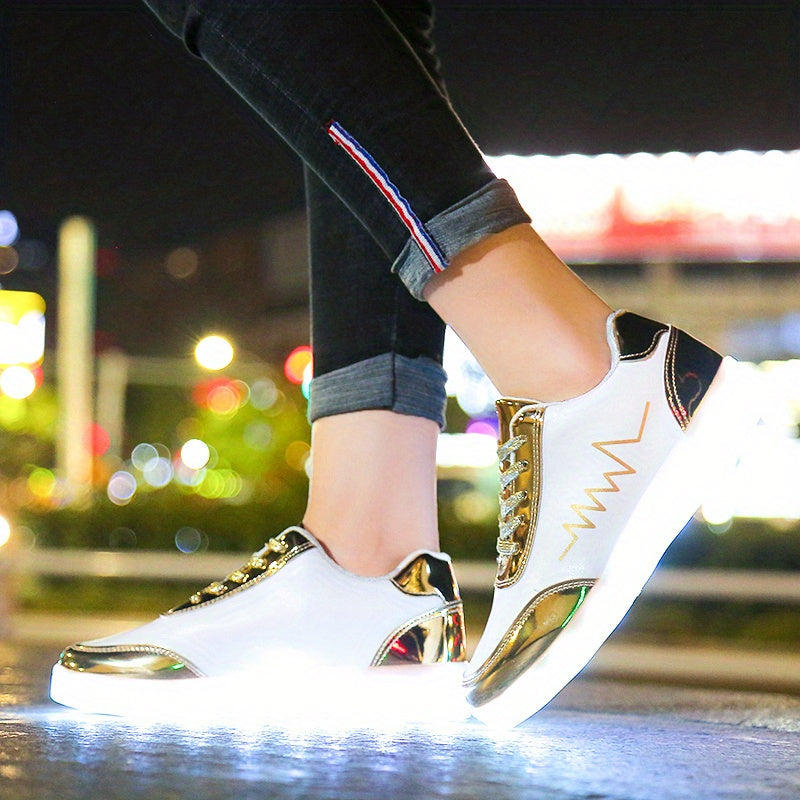 Women's Colorful Luminous Sneakers,