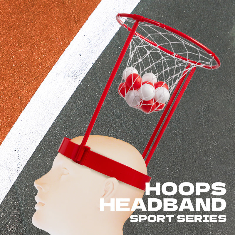 2 Packs Head Hoop Basketball Party Game For Kids And Adults Carnival Game Adjustable Basket Net Headband With 20 Balls For Carnival Party Birthday Party Indoor Outdoor Game Halloween Christmas Gift
