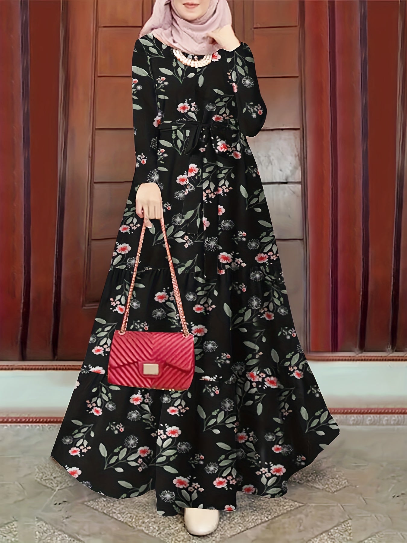 2023 New Women's Elegant Middle Eastern Abaya -/MH