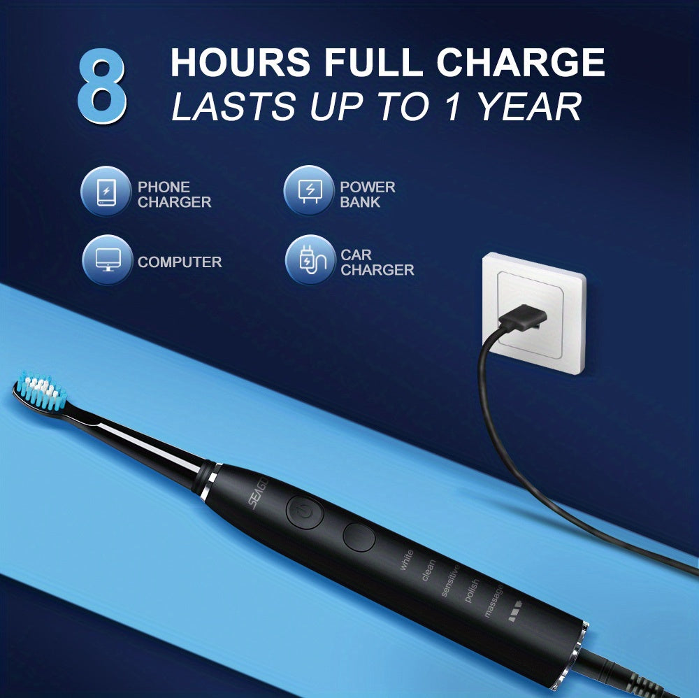 Sonic Electric Toothbrush, Charging Model Sonic Fully Automatic For Men's Special Waterproof Long Battery Life, For Men father's day gift Father's Day Gift